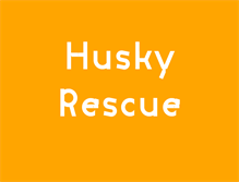 Tablet Screenshot of husky-rescue.com